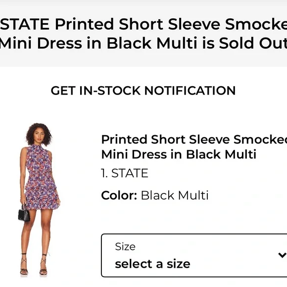 1. State Multicolor Floral Ruffle Dress - Picture 2 of 6